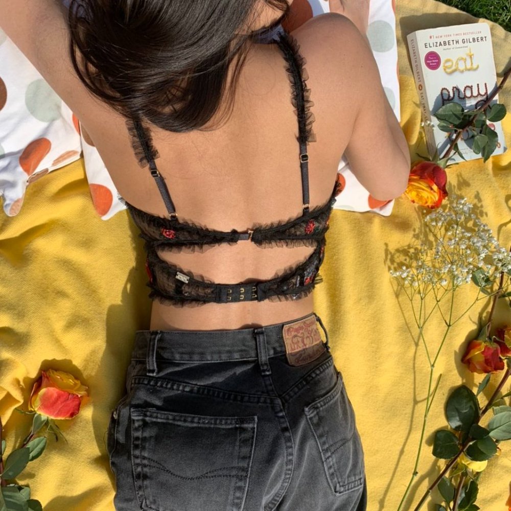 For Love & Lemons Rosebud Bustier + Thong 💄 - Picture 8 of 9